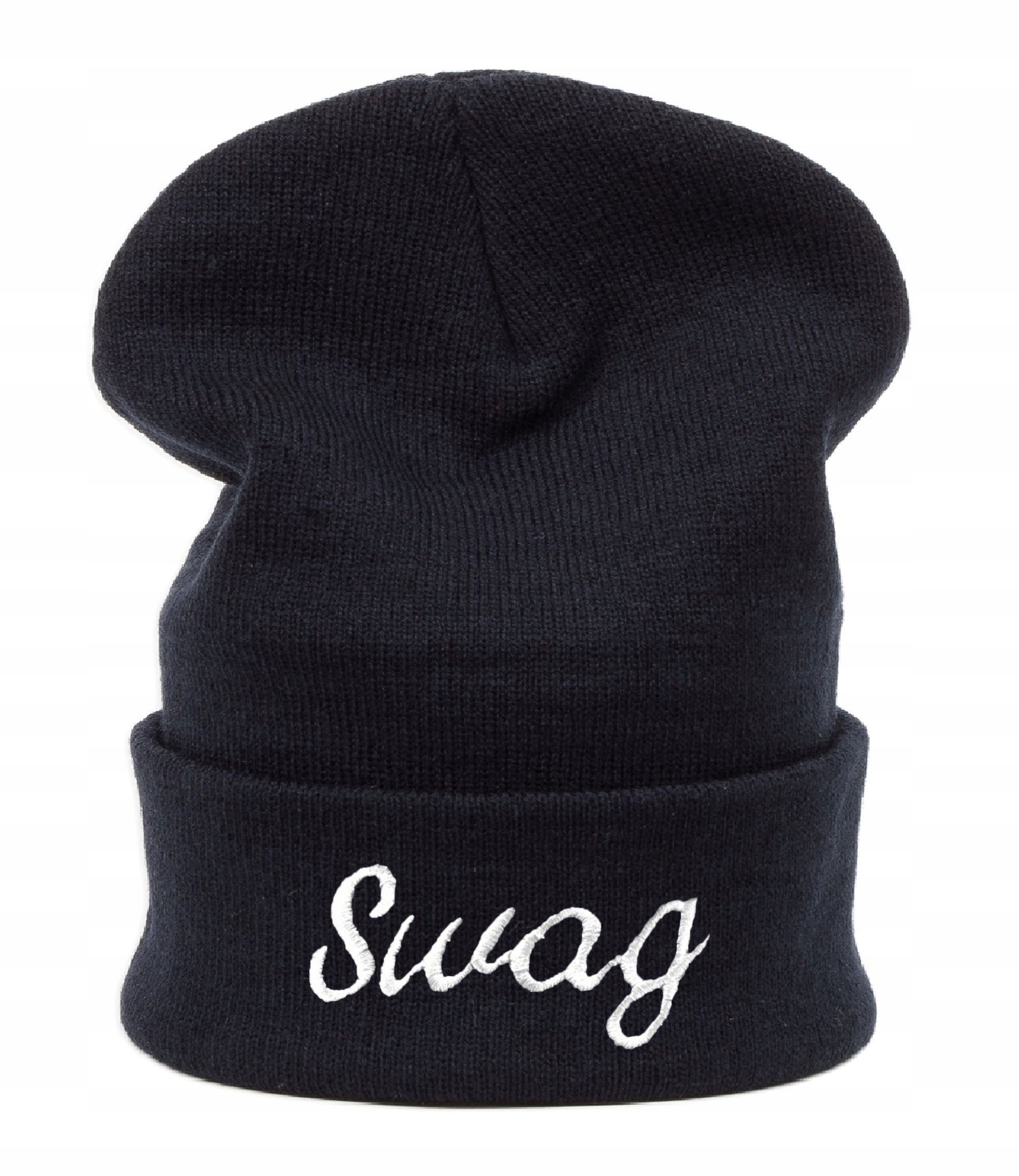 

Zimowa Czapka Beanie Ciepła Swag Haft