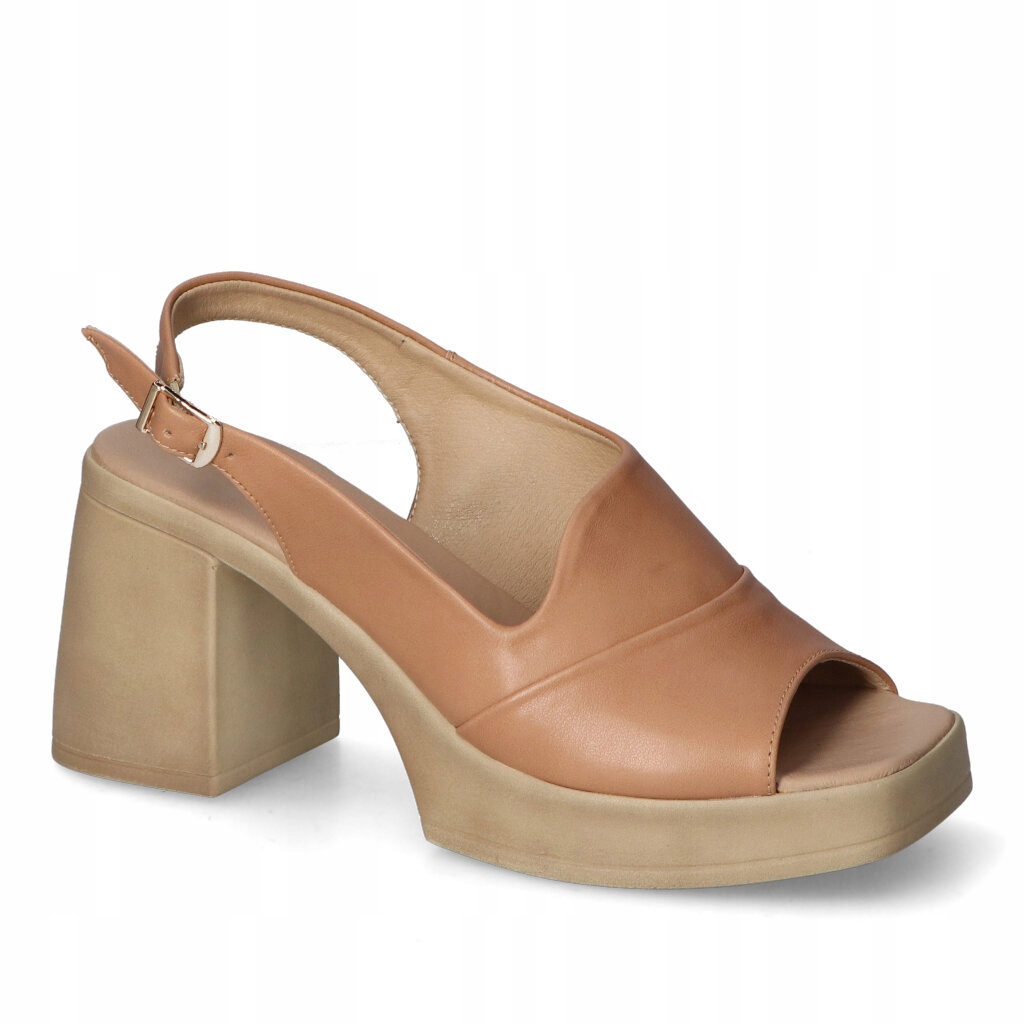 Sandály Venetti 1790/B-12 Hnědé lico 40