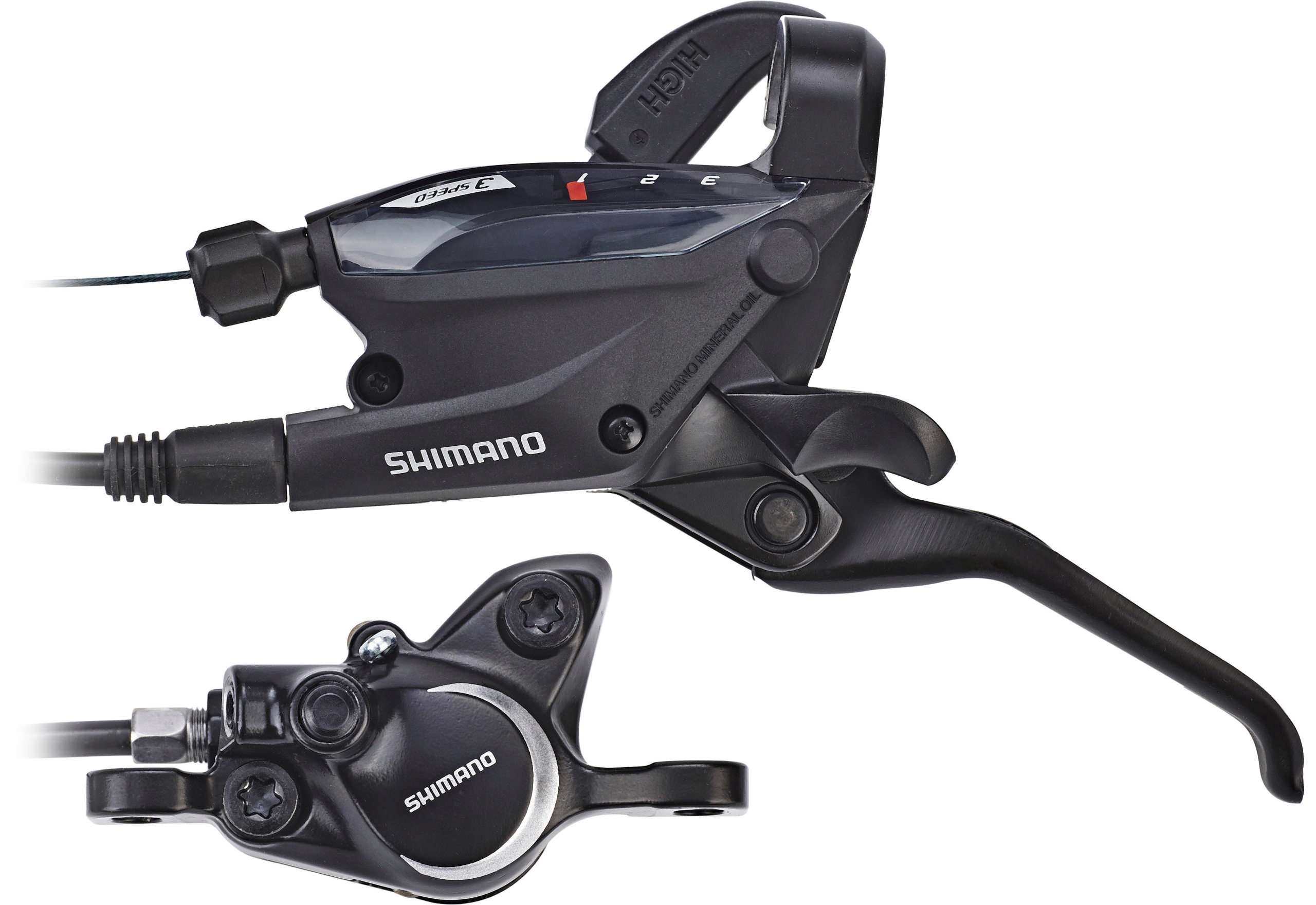 hamulce hydraulika komplet Shimano ST-EF505 3x8 Model ST-EF505 3x8