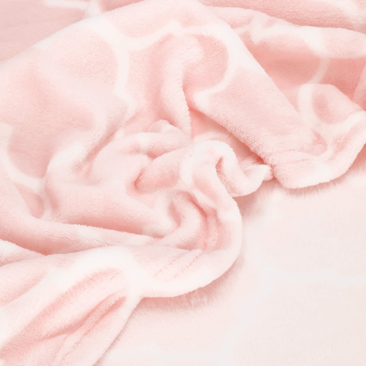 KOC PLED MIĘKKI ŁÓŻKO RÓŻ WZÓR MAROKO 200x220 cm CIEPŁY GRUBY PUSZYSTY XXL Wymiary 200x220cm