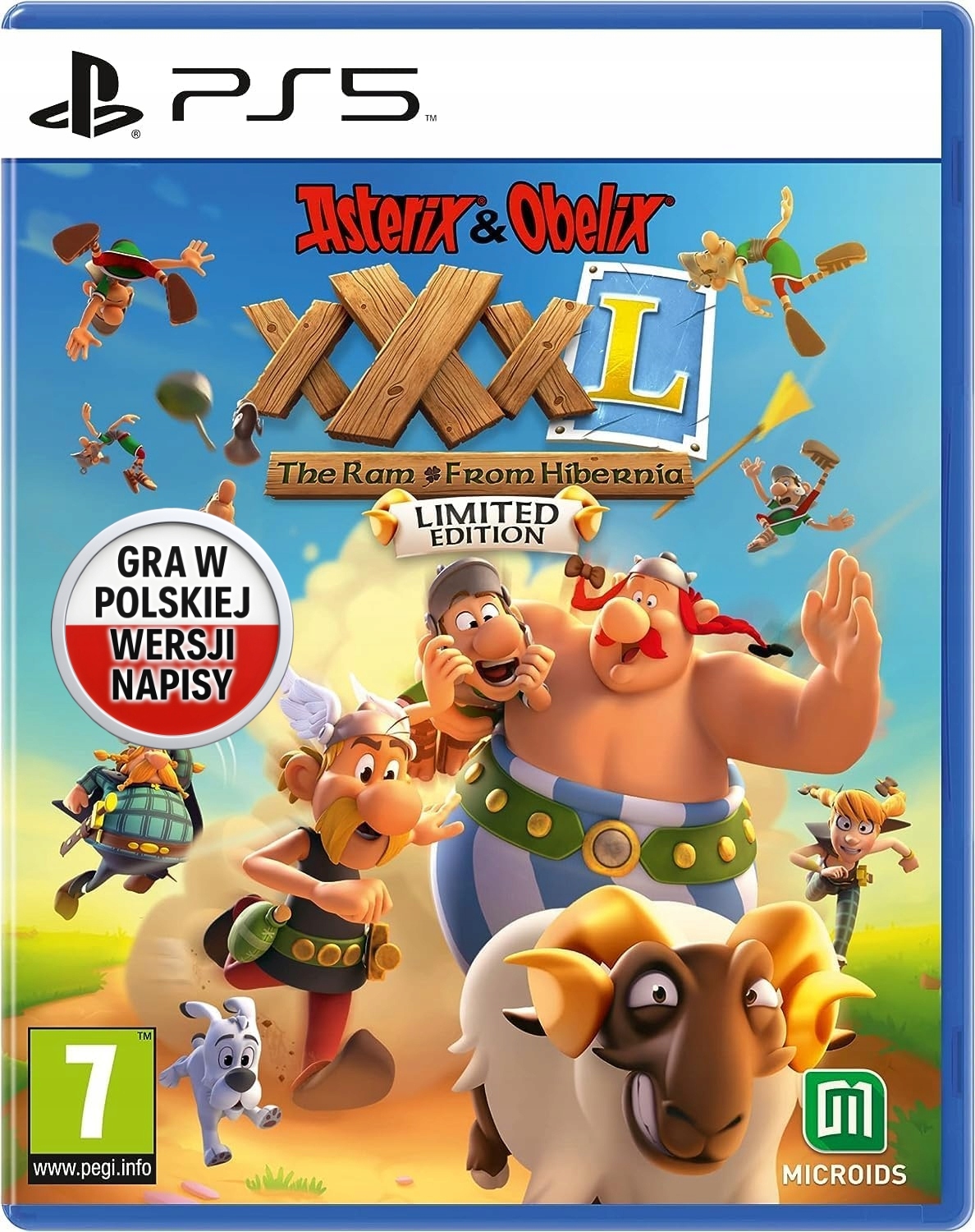 Asterix & Obelix XXXL The Ram From Hibernia Limited Nalepki Pl PS5