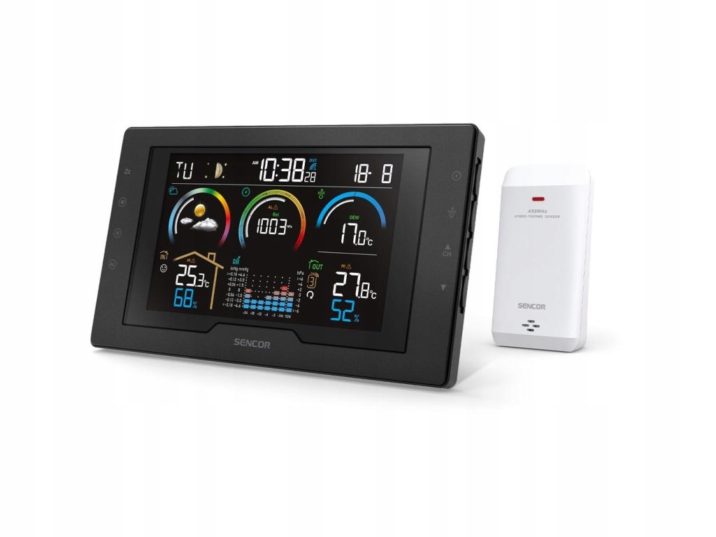 Meteostanice Sws 8000 s bezdrátovým snímačem 52001040