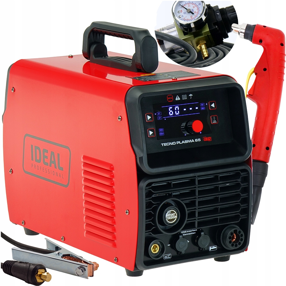 Przecinarka plazmowa Plazma Ideal Tecno Plasma 65 Led Cut 60A Cutter 40mm