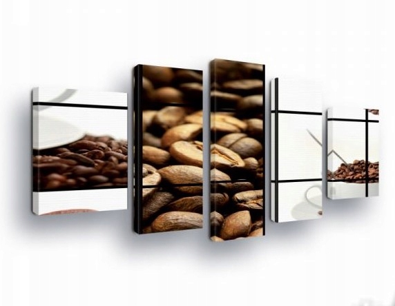 Obraz 170x100 Káva zrná aróma vzrušenie teplo textúra mŕtva príroda