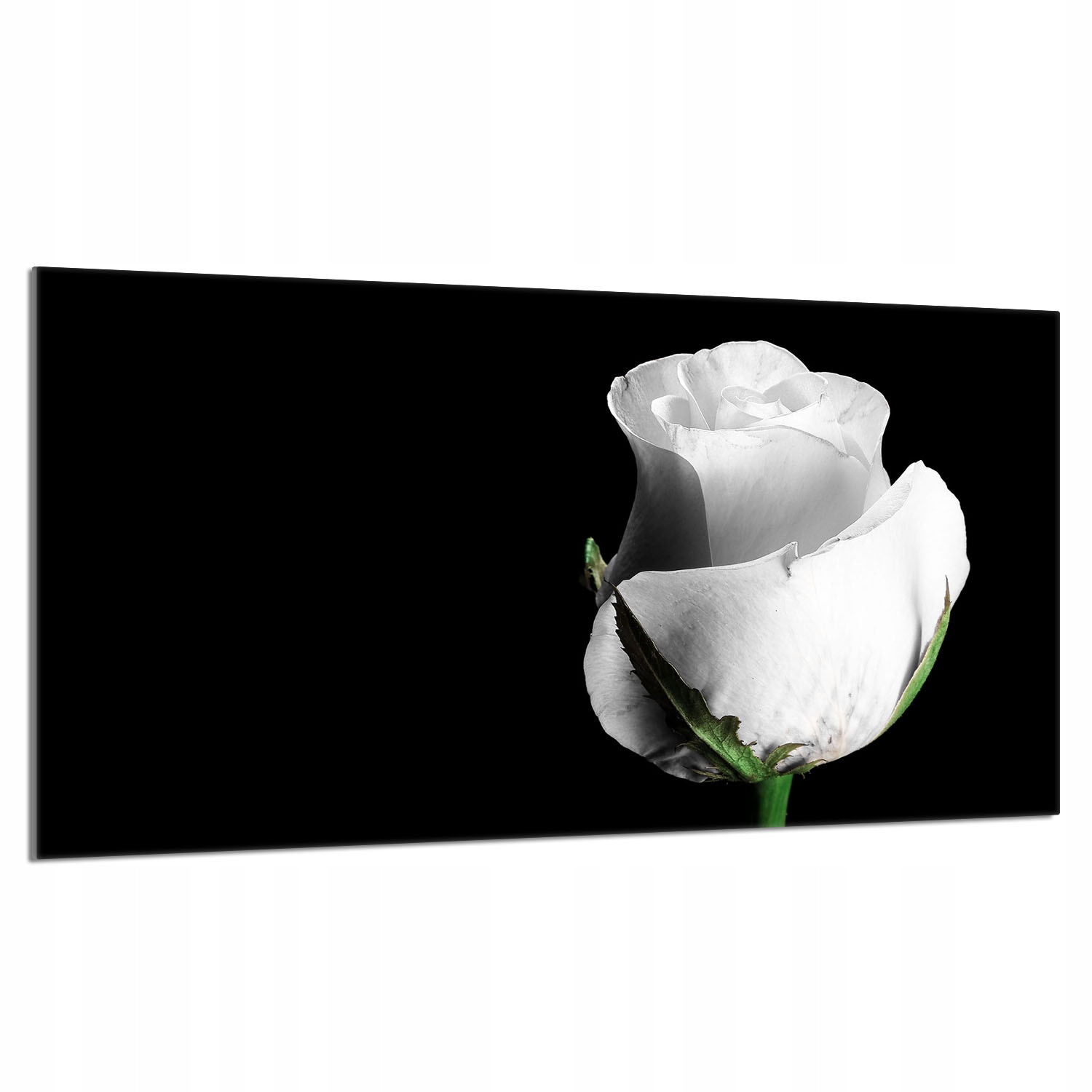 Skleněná ochranná deska na sporák 90x52 Růže Do Kuchyně