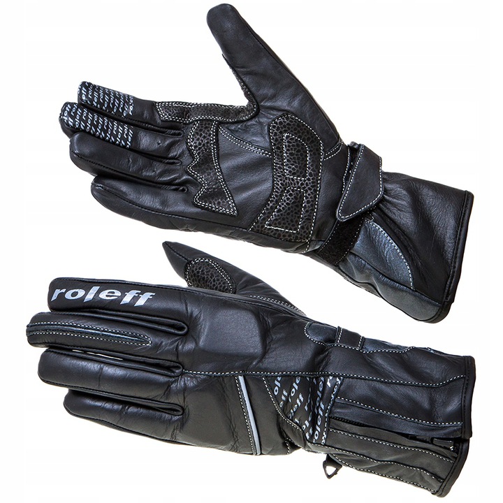 DAMSKIE DŁUGIE RĘKAWICE ROLEFF RO76 SKÓRA XL
