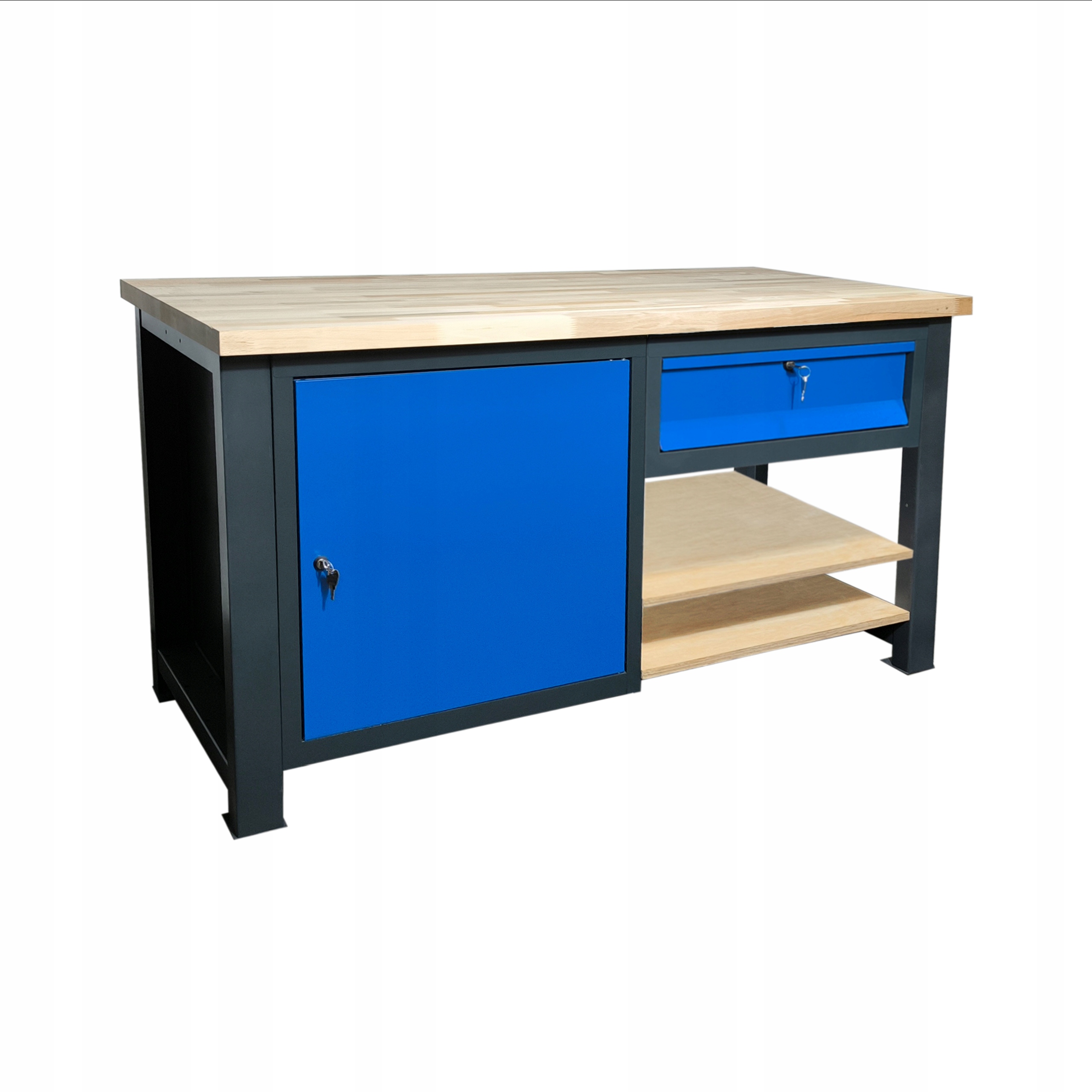 STÓŁ WARSZTATOWY MW1441 145cm POLSKI METALOWY Roboczy Stoły do Warsztatu