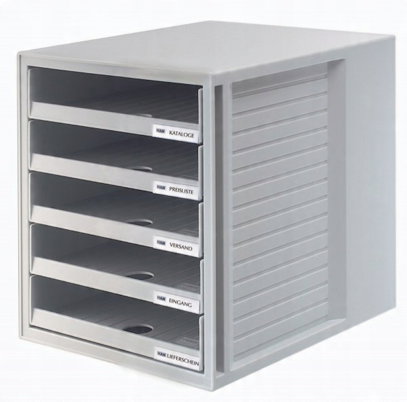 

Zestaw 5 szufladek CabinetSet A4 szary