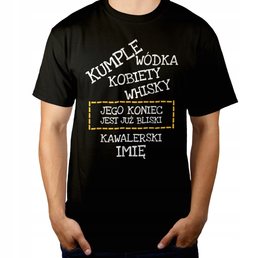 

Kumple Wódka Whisky Wieczór Kawalerski Koszulka