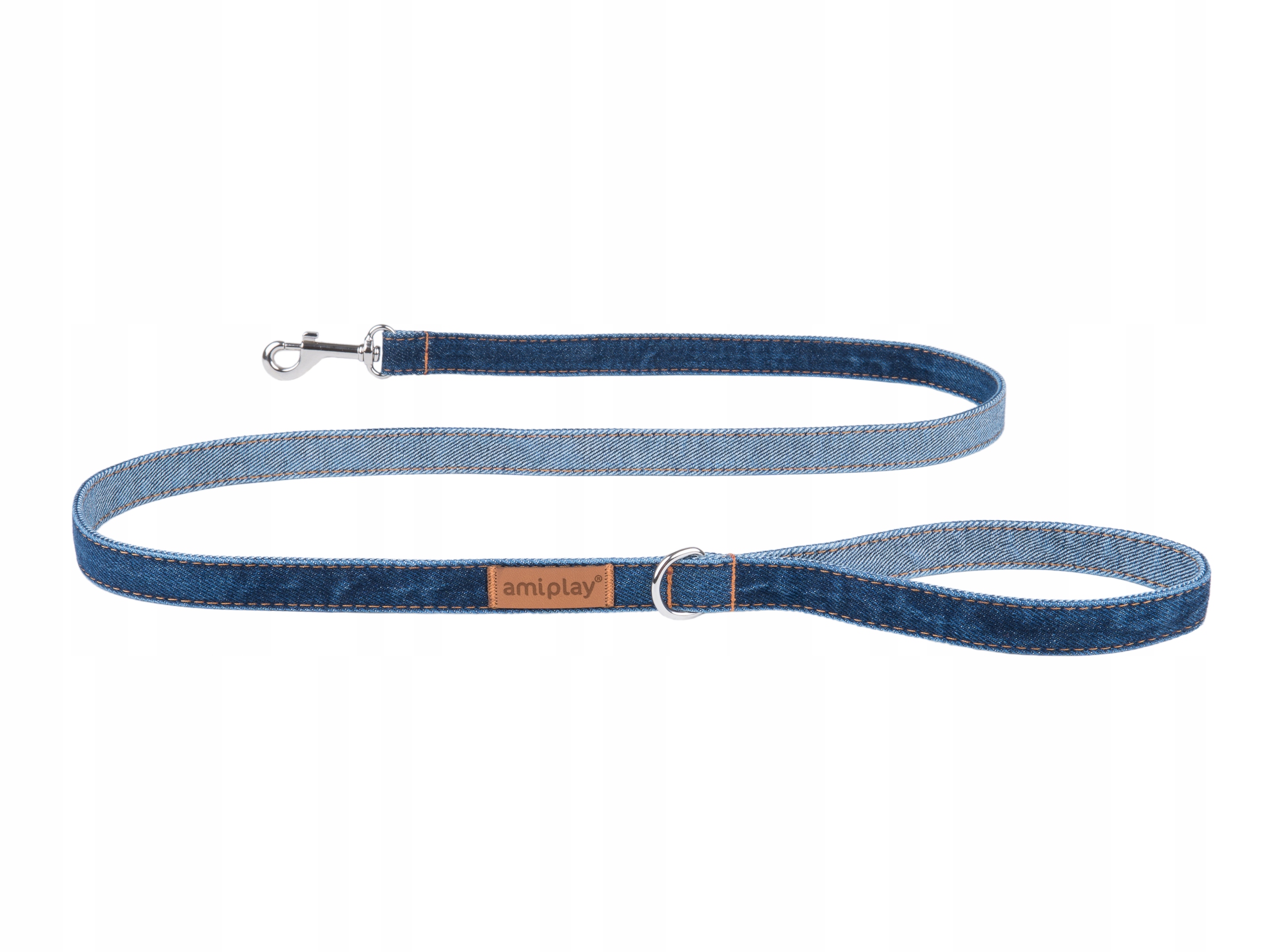 

amiplay Smycz jeans 140 cm Denim L Granatowa