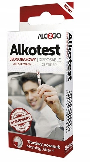 

Jednorazowy Alkomat Alkotest Atestowany