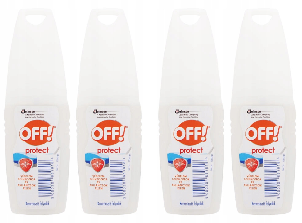 SPRAY OFF! PROTECT ATOMIZER KOMARY KLESZCZE x4 Marka OFF!