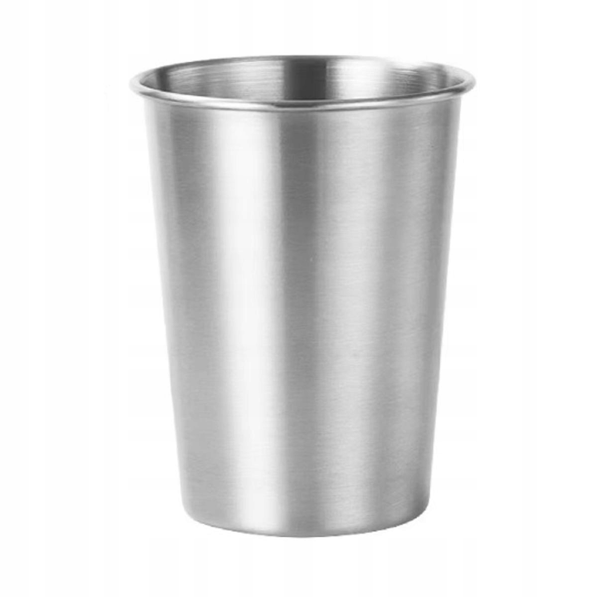 Kubek stalowy, metalowy, turystyczny, wielorazowy, na lata, Tumbler 350 ml