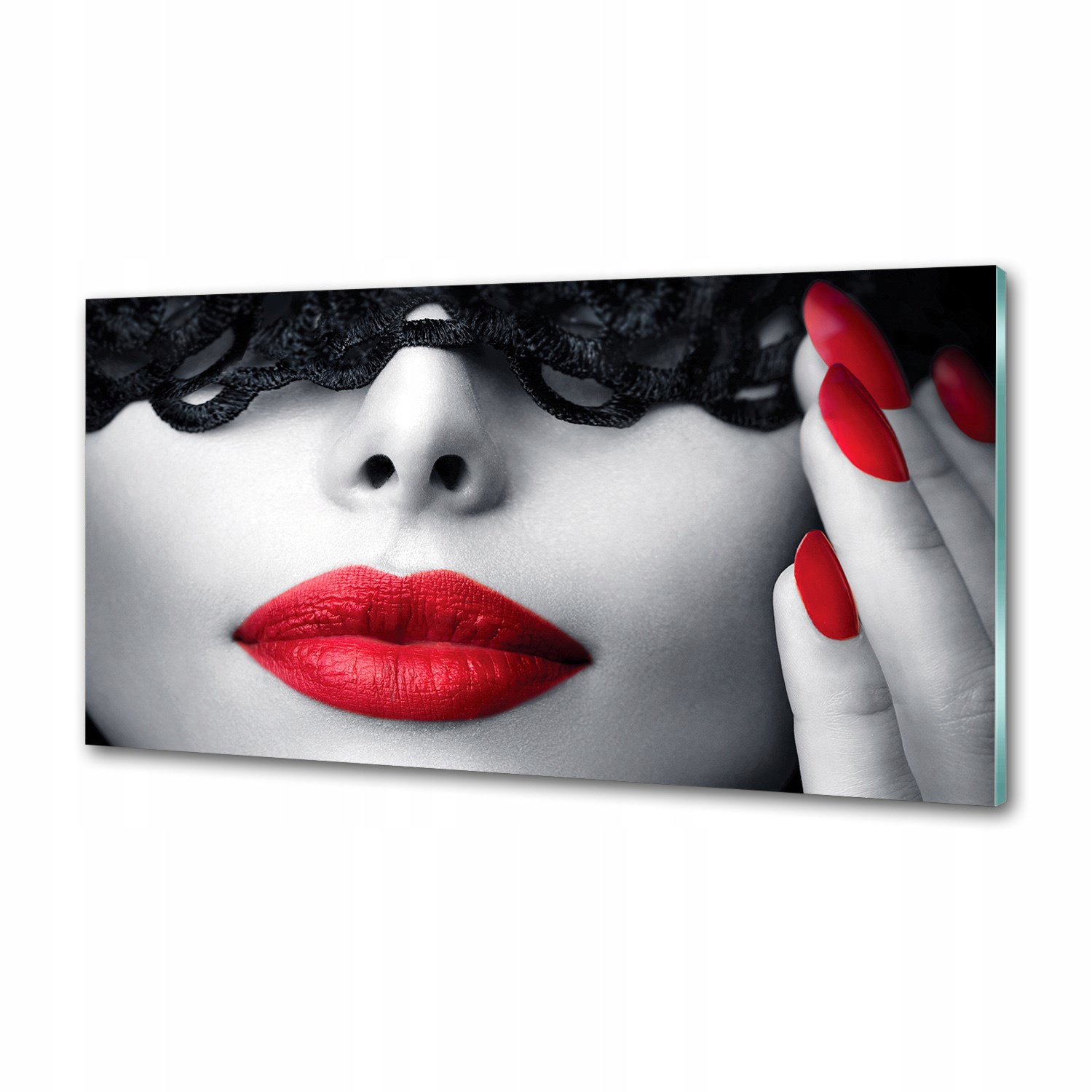 Kuchyňský panel Krajková maska 120 x 60 cm Lepidlo
