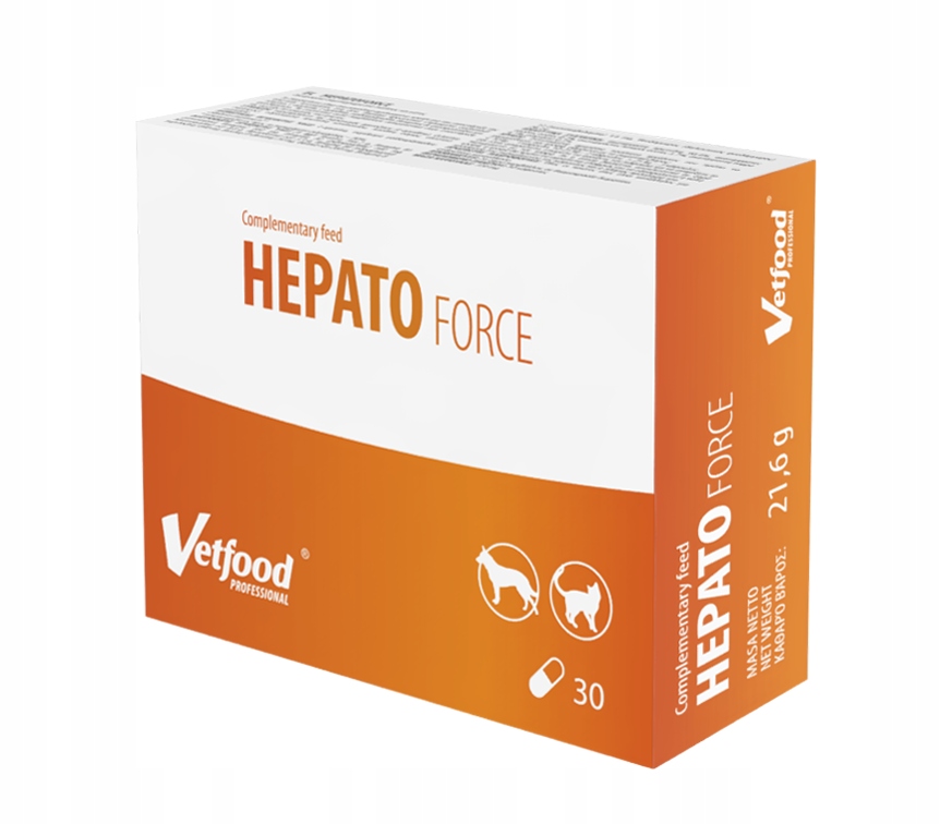 Vetfood Hepato Force wsparcie wątroby 30 kapsułek-Zdjęcie-0
