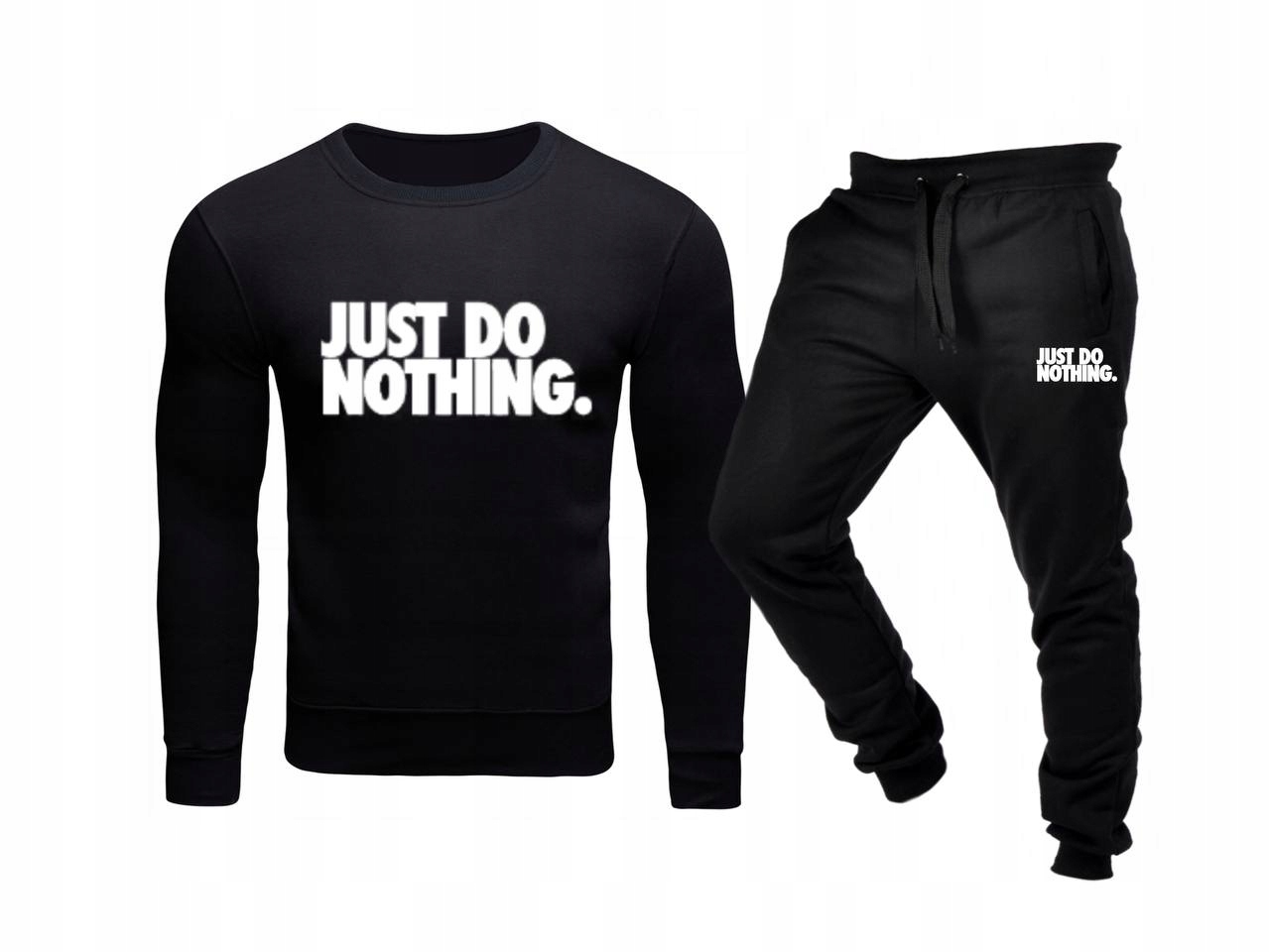 Tepláková Souprava Teplákovka Bez Kapuce Bez Kapuce Černá XL