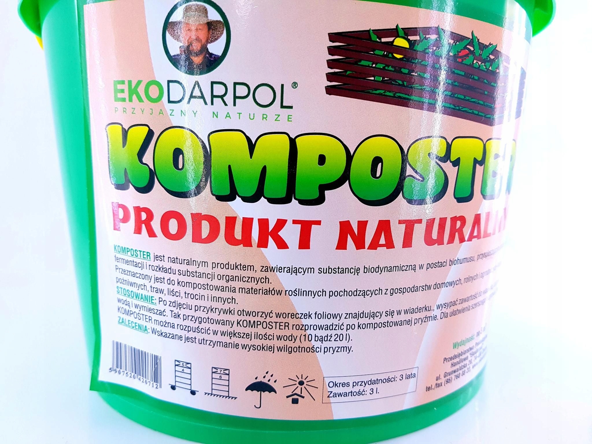 KOMPOSTER BIO 3L Producent EkoDarPol