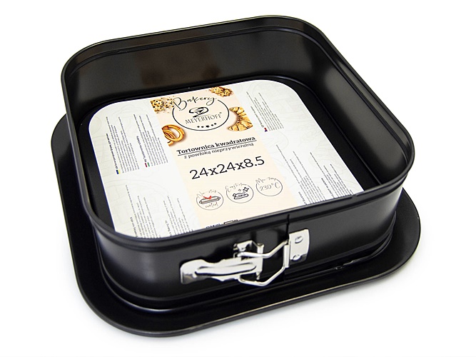 

Blacha Tortownica Forma Pieczenia Ciast Kwadrat