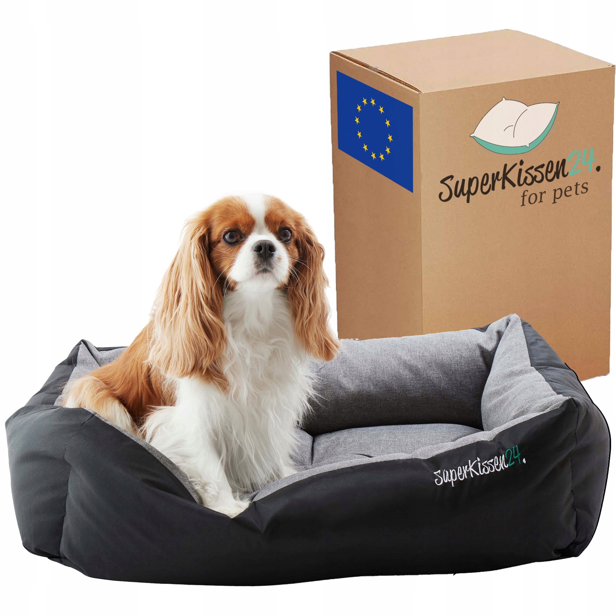 Levně Pelíšek kotec pohodlné potah , 85x65 lněné, velké, nepromokavé