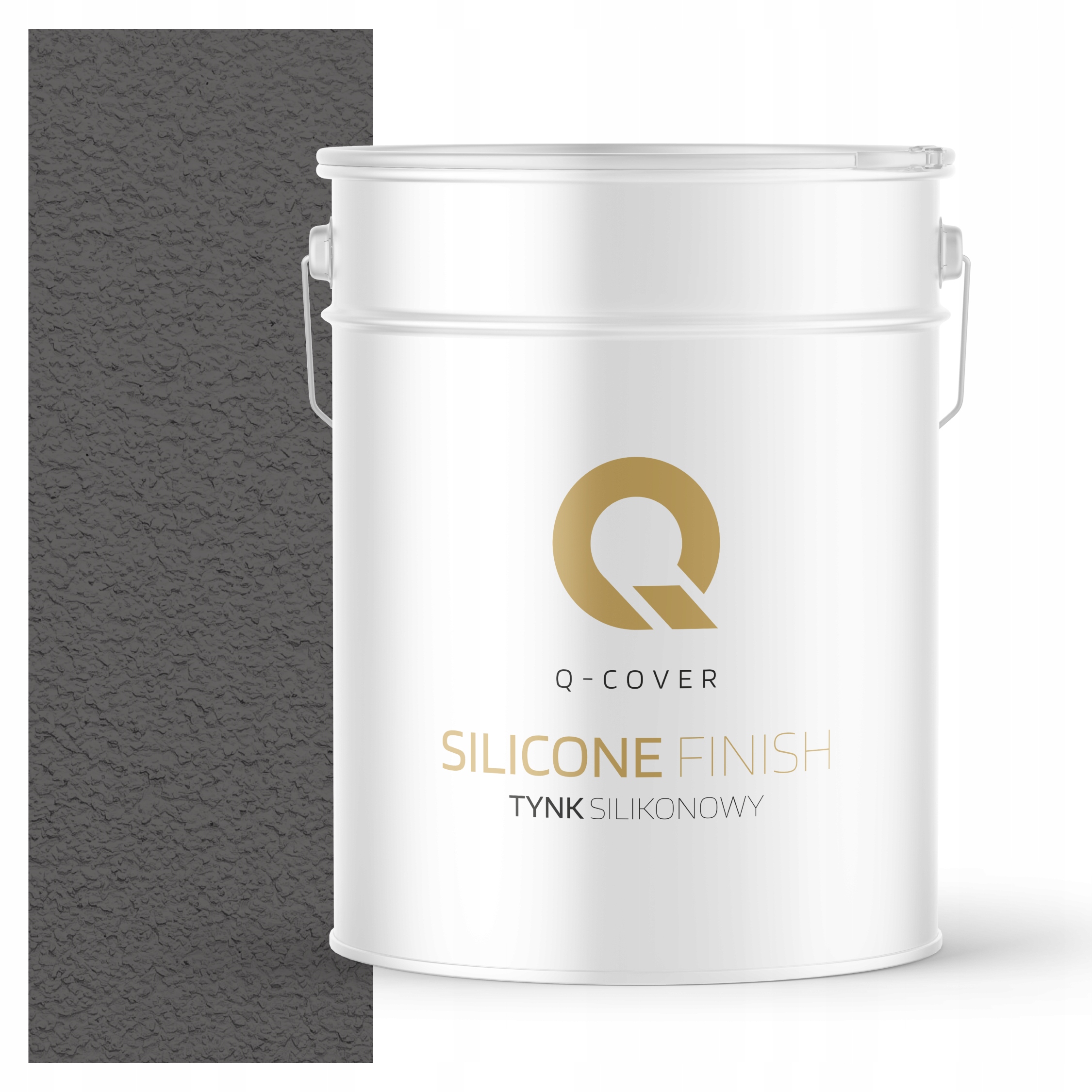 Fasádní Silikonová Omítka Šedá Tmavá 15 Kg Beránek Granulace 1.5 mm F276