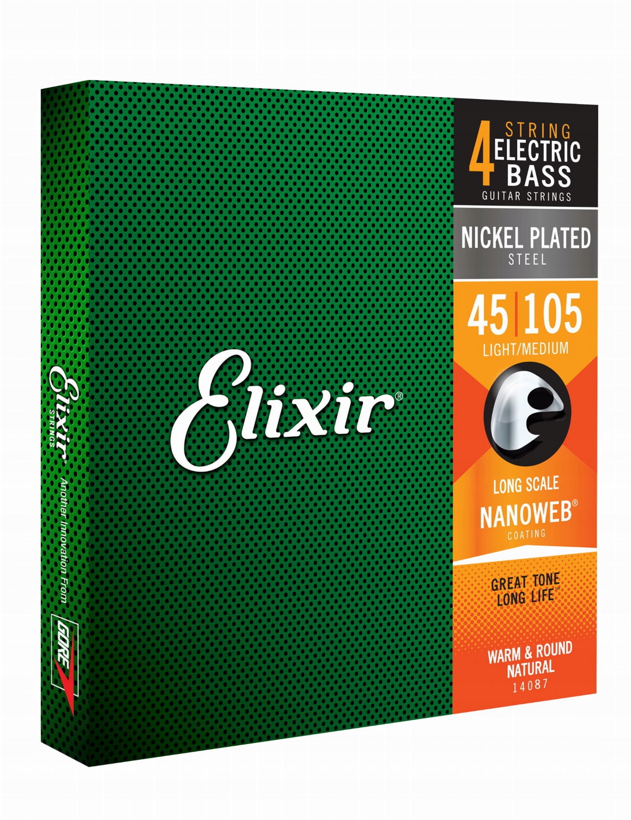 Elixir 14087 – struny pro basovou kytaru 45-105 Nw Extra Long