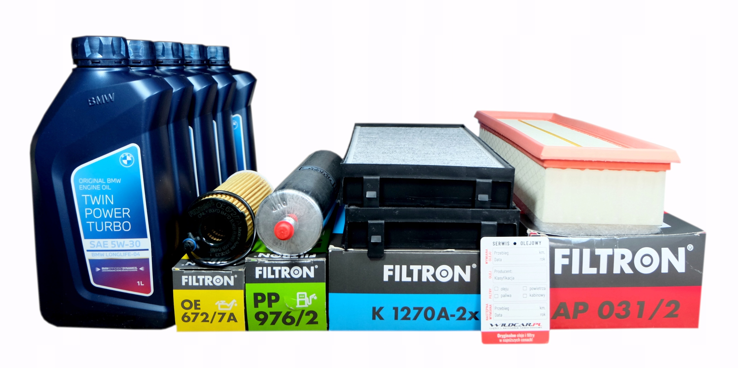 4x Filtr Olej Bmw X5 F15 15-18 25d B47D20A 231KM