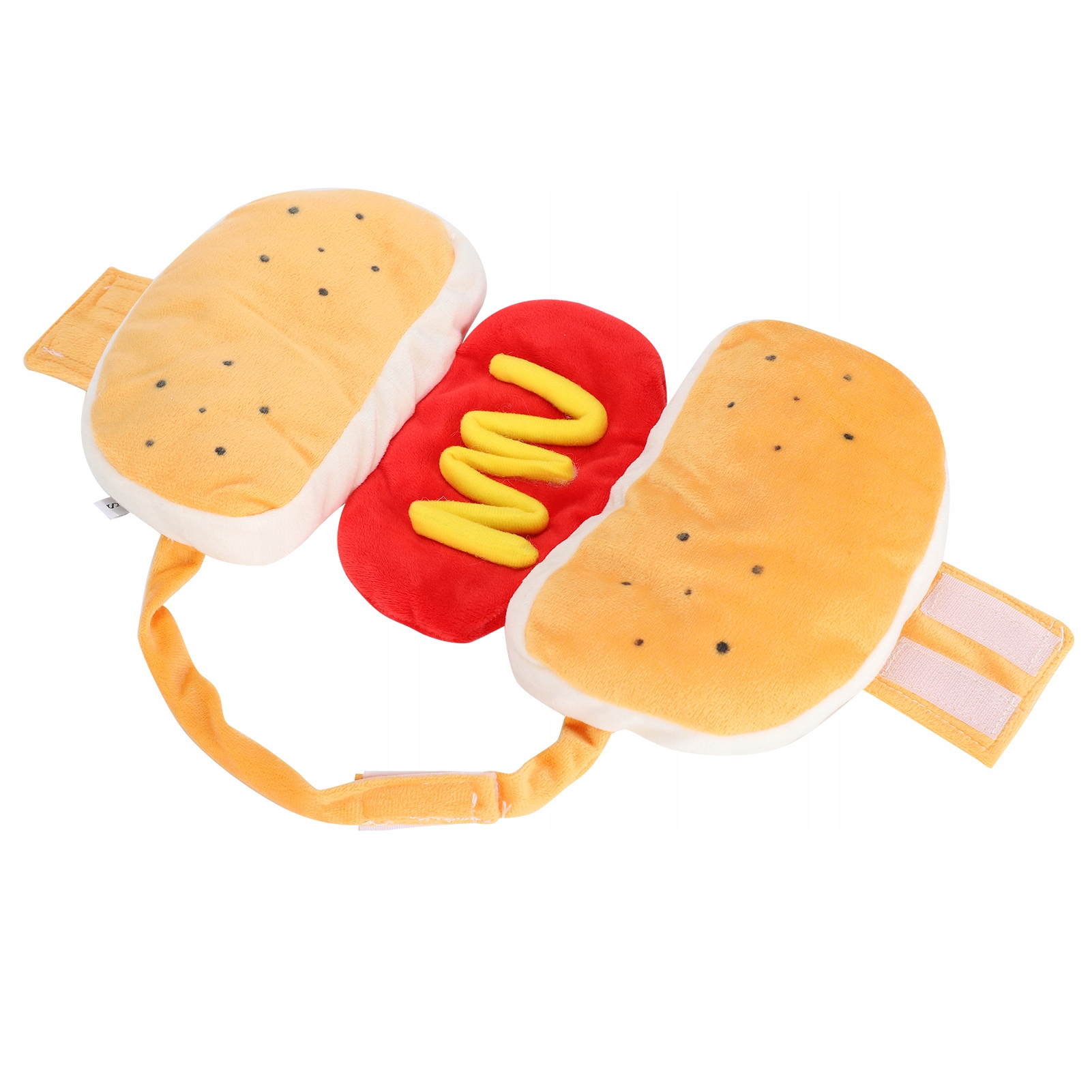 Bavlněná žlutá šaty pro hot dogy pro domácí zvířata Oblečení C9