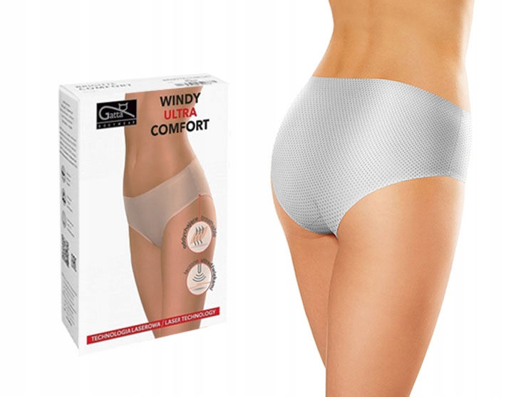 

Gatta Figi Windy Comfort, bezszwowe, Białe, XL