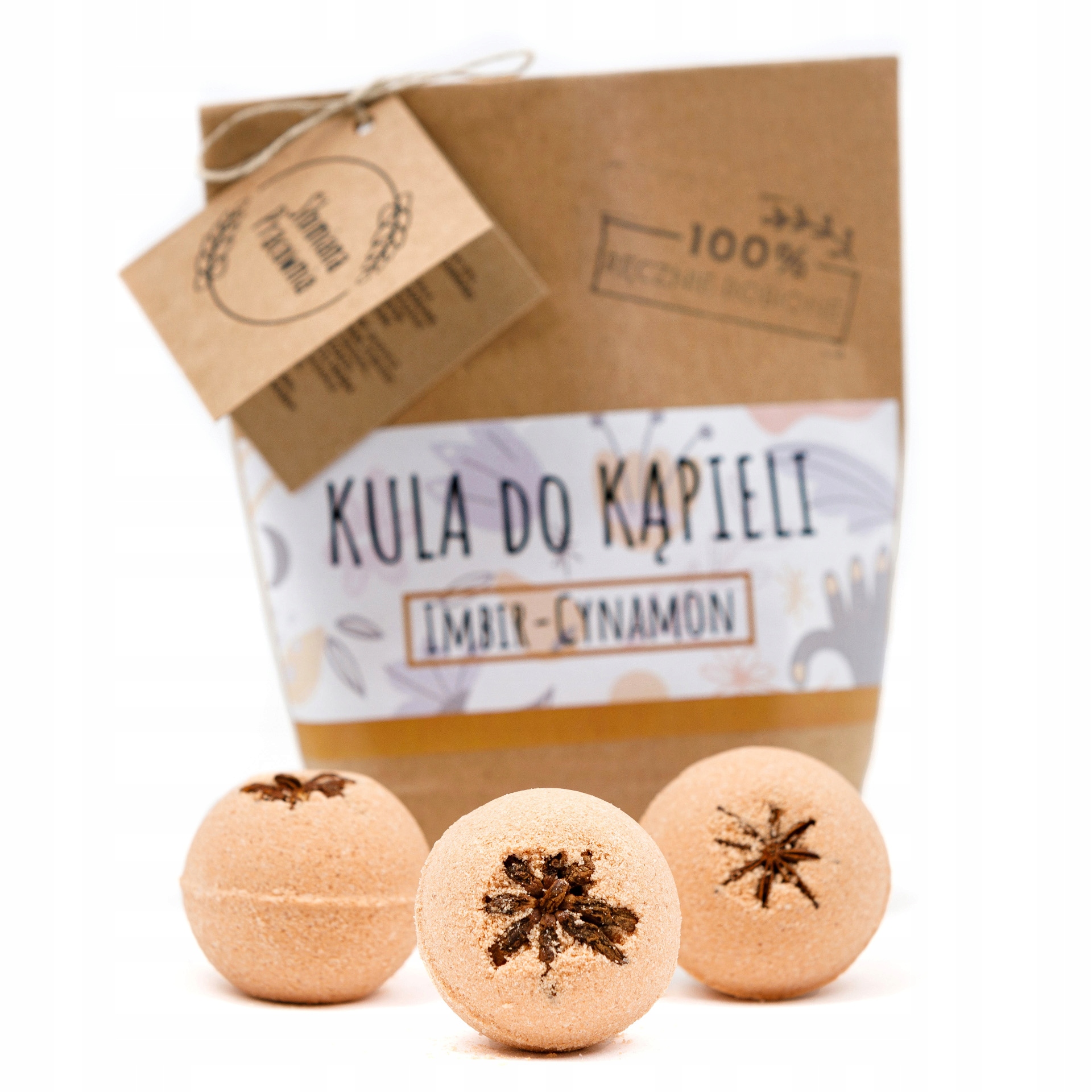 KULE DO KĄPIELI MUSUJĄCA KULA IMBIR CYNAMON NATURA Rodzaj kula