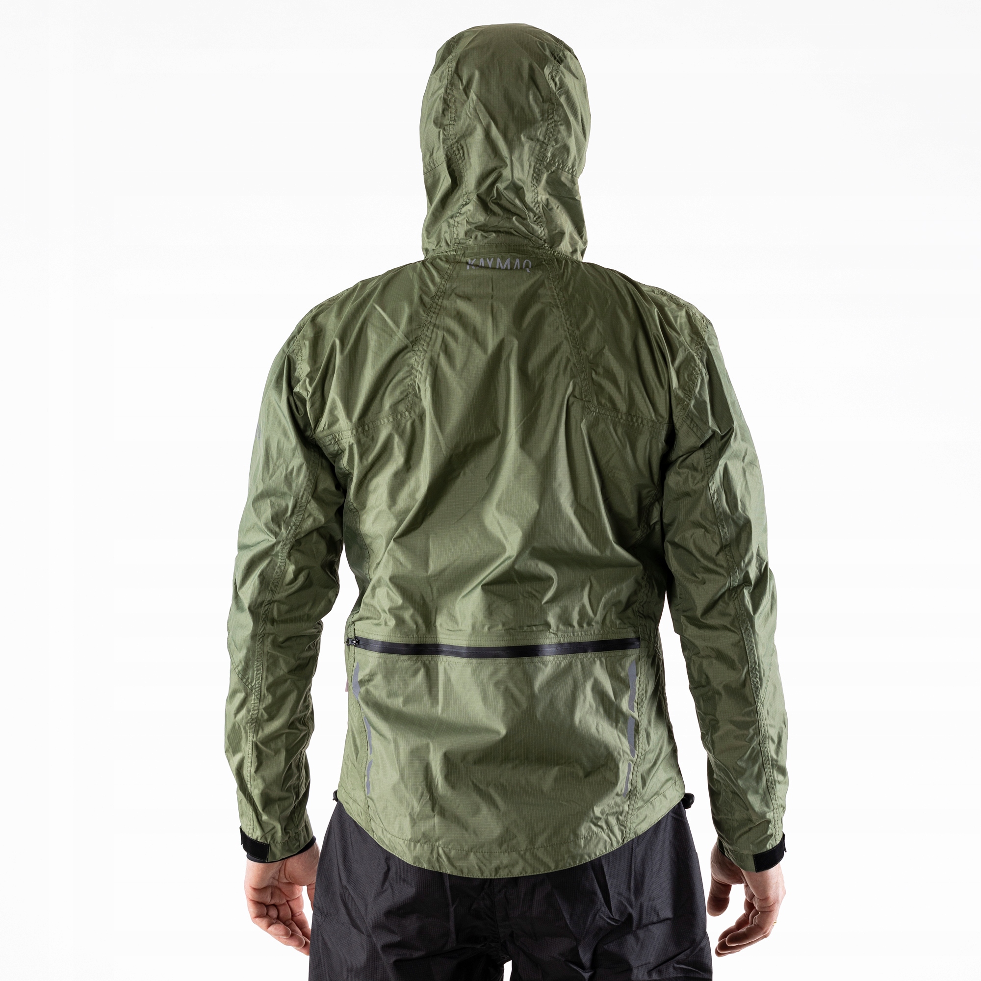 KAYMAQ kurtka rowerowa wodoodporna z kapturem XL Materiał dominujący poliester