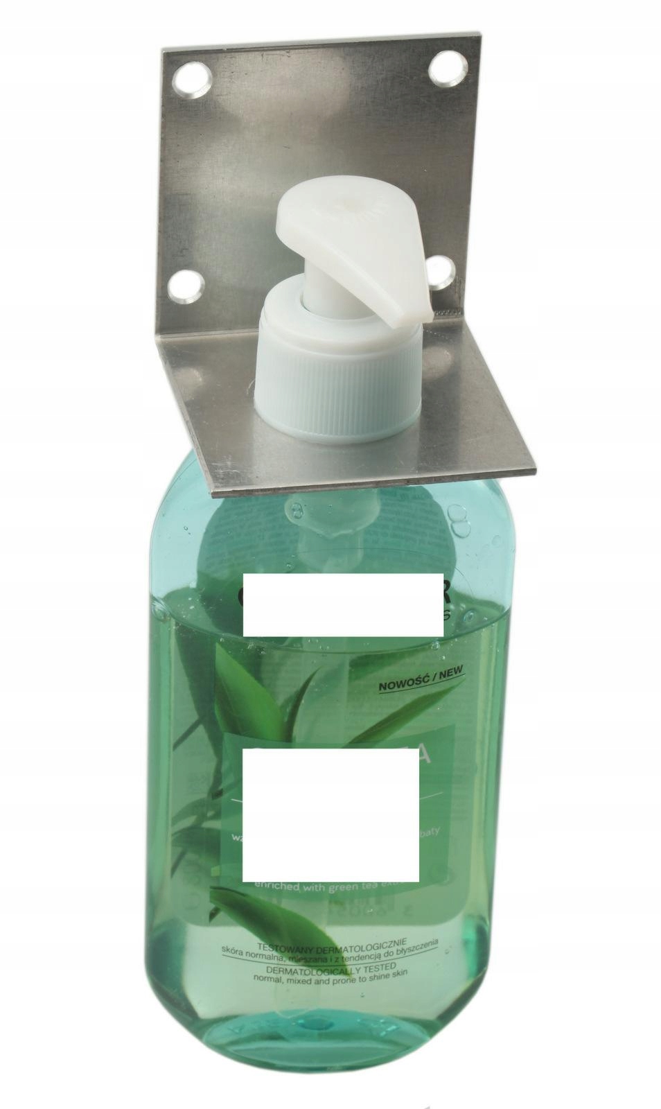 

Uchwyt dozownik ścienny mydła dezynfekcja