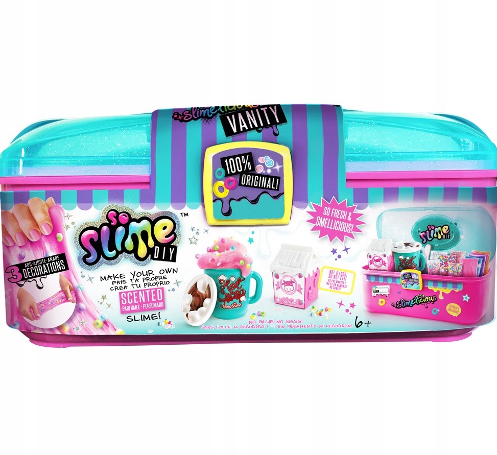 Takže Slime DIY Slimelicious Case Set pre sliz