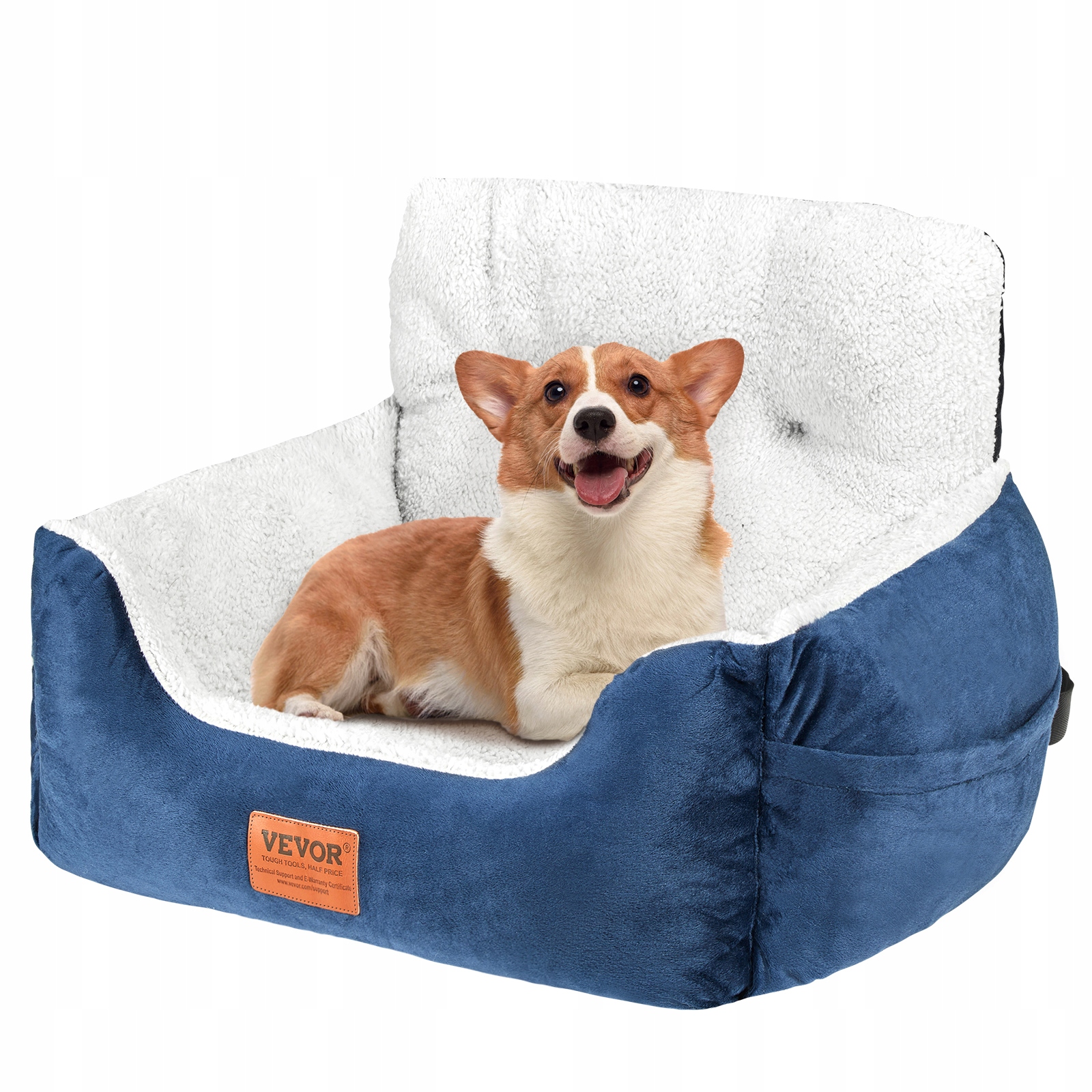 Levně Autosedačka pro psa 55x48x31CM S nosností 9KG Modrá A Šedá