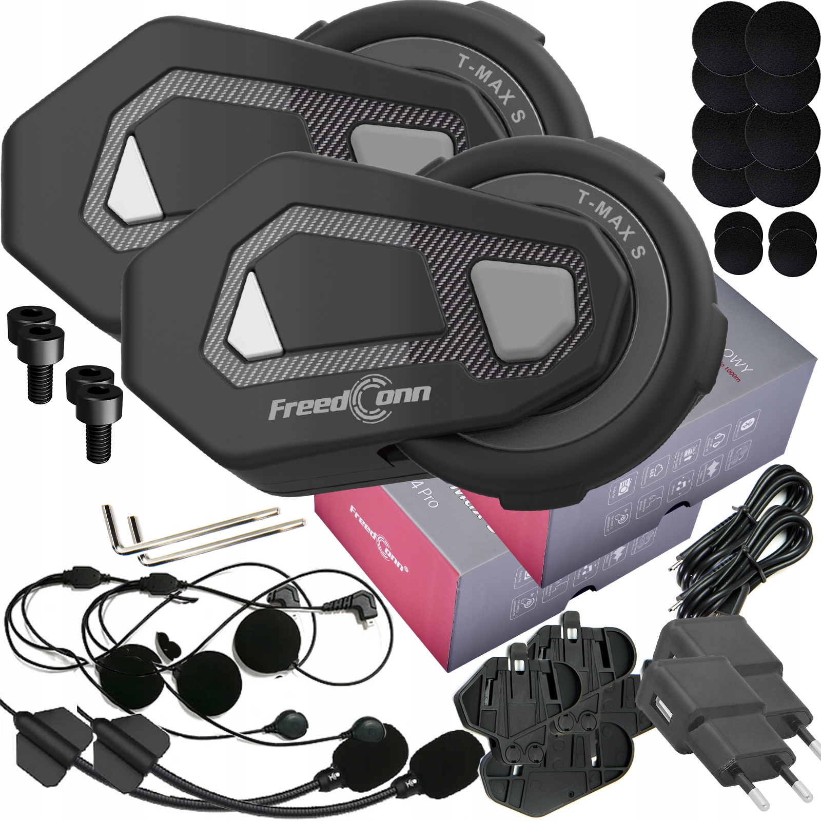 T-MAX s V4 Pro 2 Bluetooth-интерком шлем по-польски