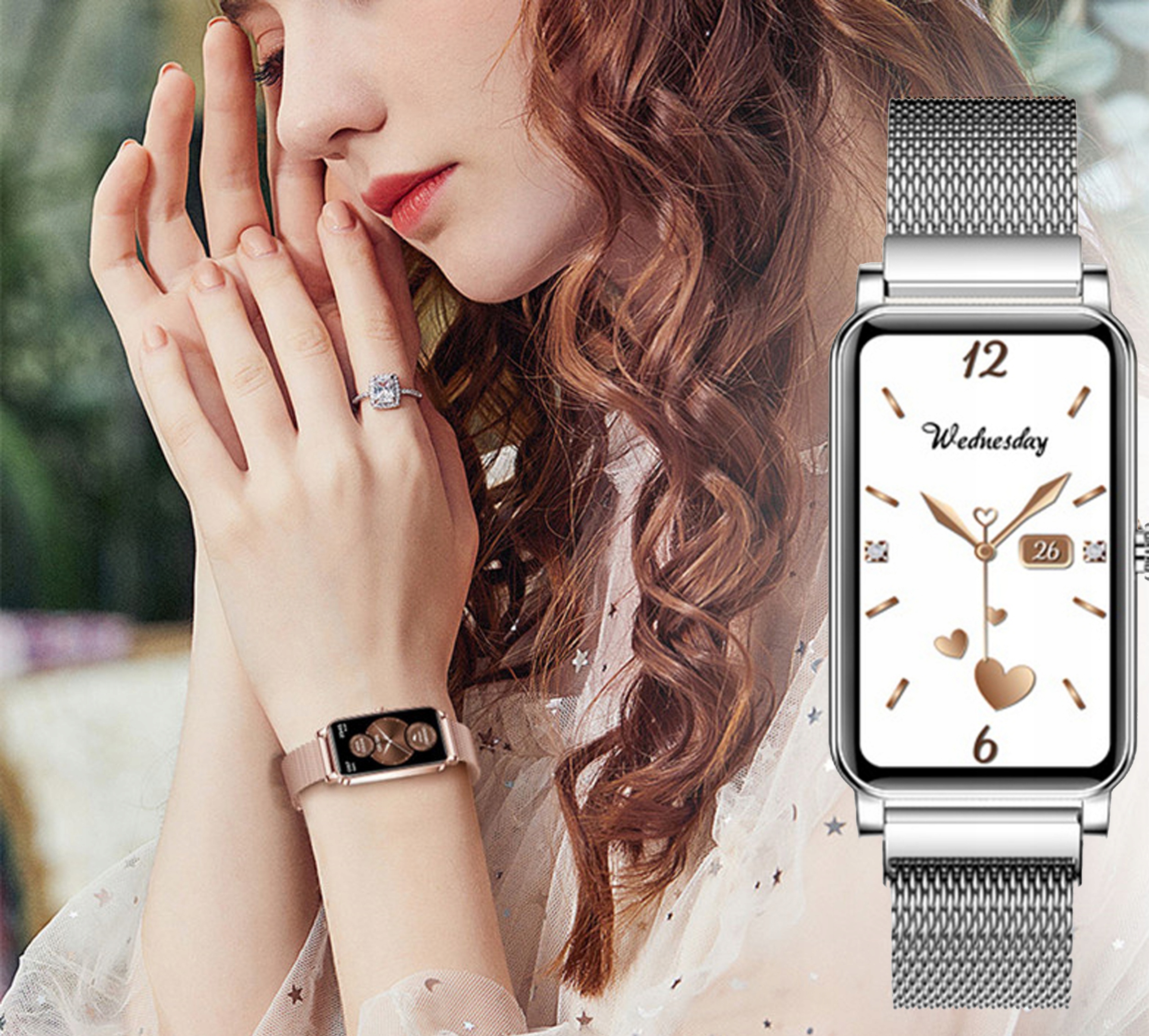 SMARTWATCH ZEGAREK WATCH SMARTBAND BAND PRO SMART MENU PL SPORT DAMSKI PULS Marka Active Band