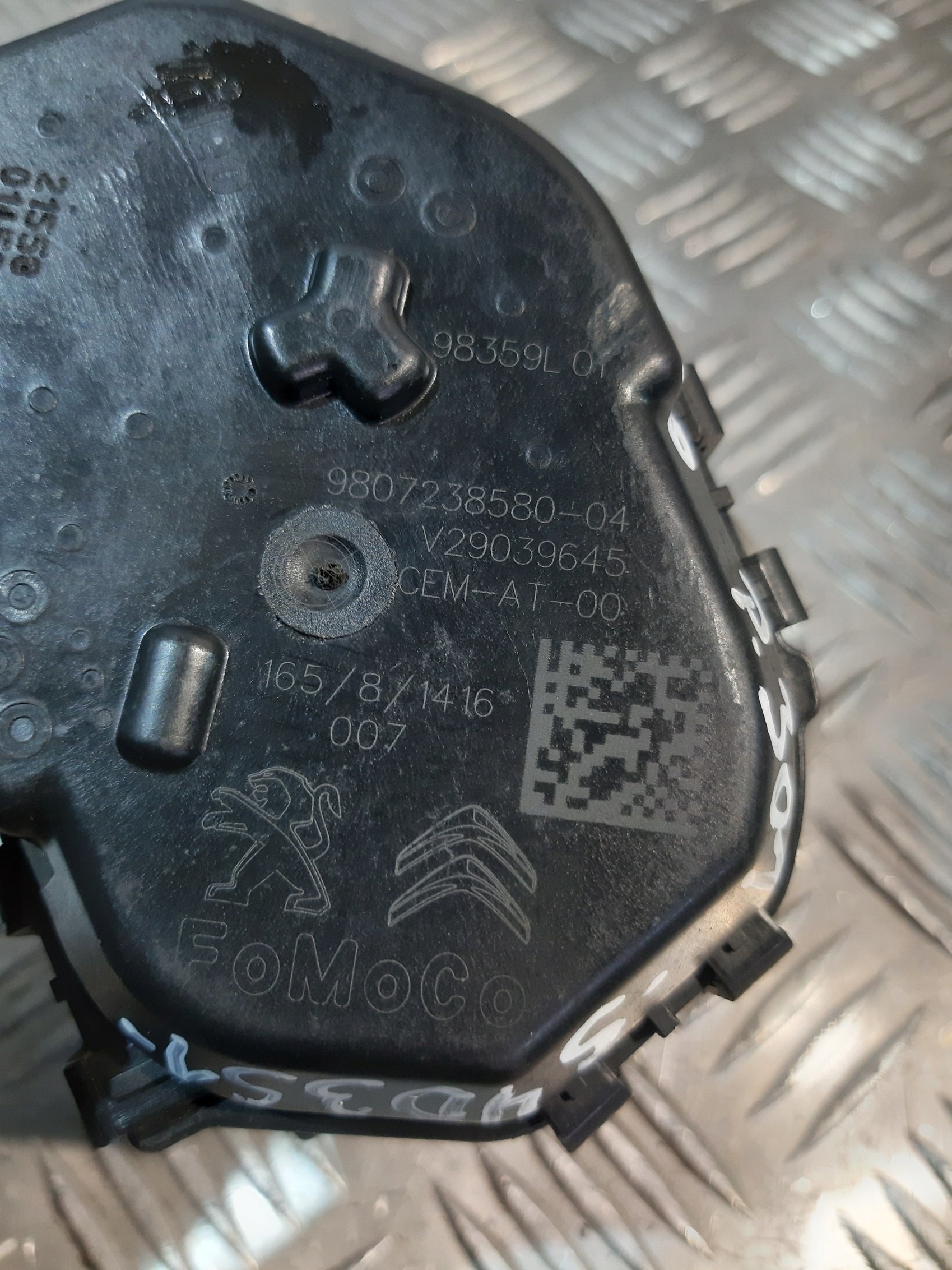 throttle flap PEUGEOT 301 1.6HDI