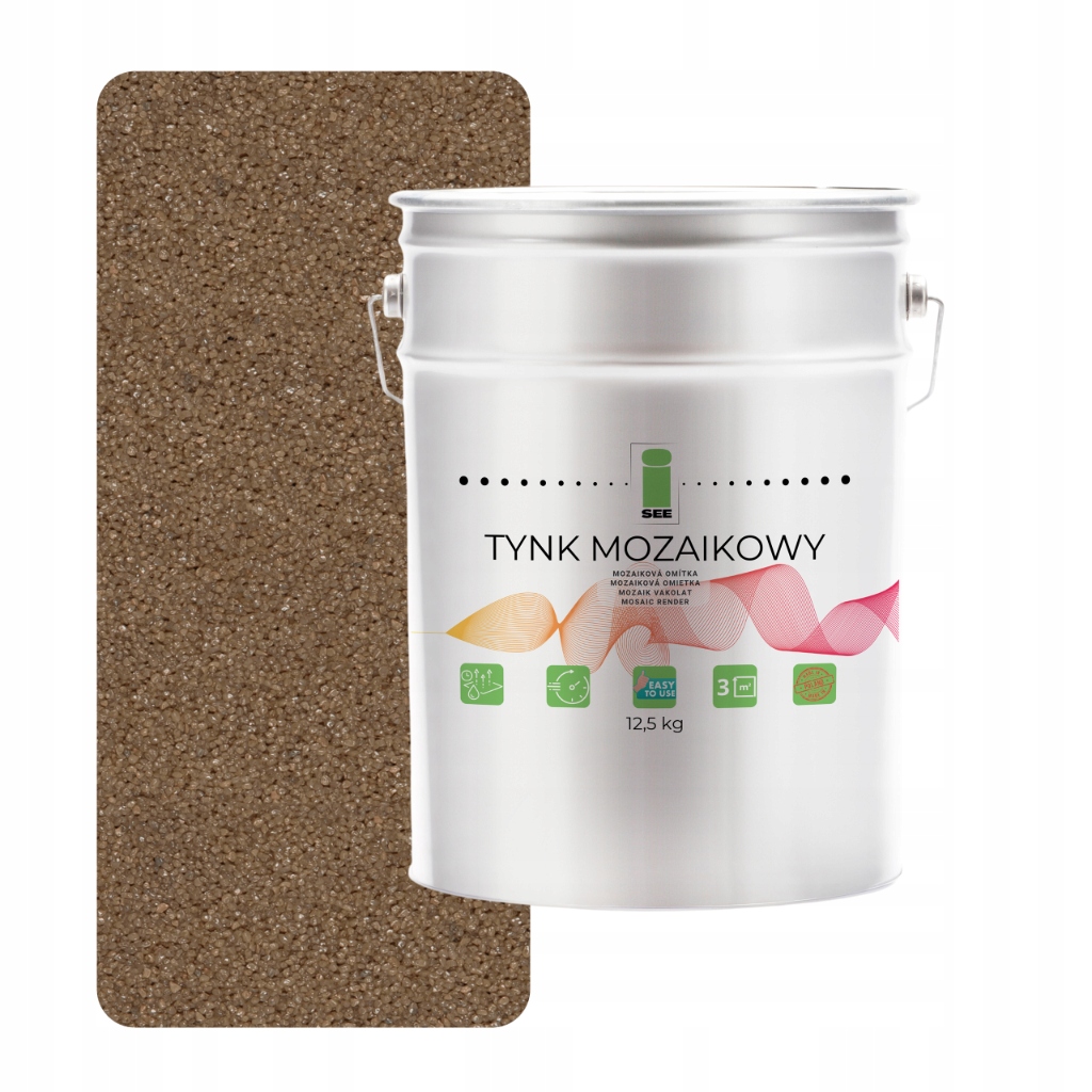 Mozaiková pryskyřičná omítka Marmolit Hnědá M91 12,5 kg Mrazuvzdorná Premium