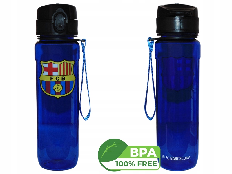 Fc Barcelona Bidon Butelka Tritan 500 ML Niebieski Transparent Bpa Free