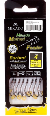 

Haczyk do metody na plecionce z gumką Mikado nr 8