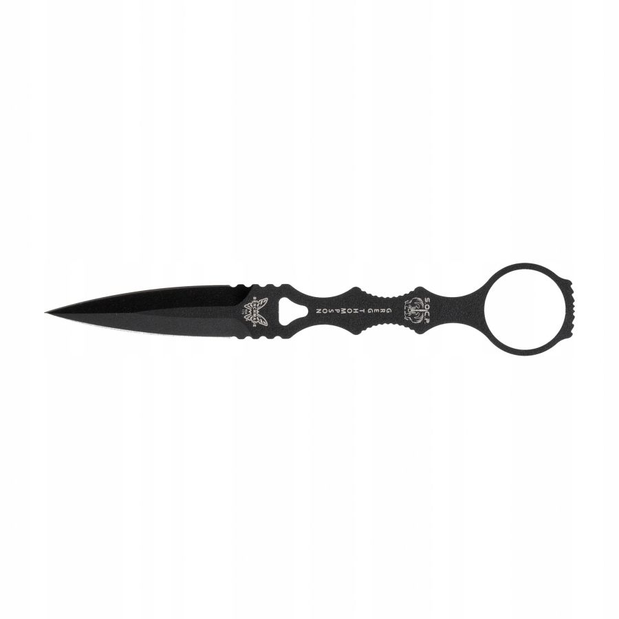 Nóż taktyczny Benchmade 176BKSN Socp Dagger Pochewka z klipsem