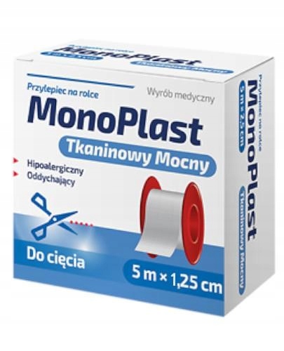 

MonoPlast tkaninowy przylepiec na rolce 5m x1,25cm