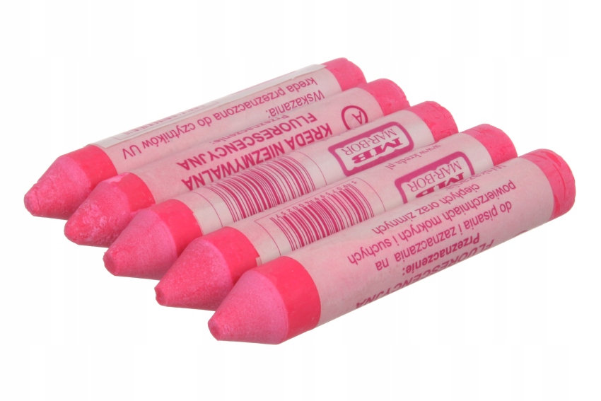 

5x Kreda techniczna fluorescencyjna A4 Różowa