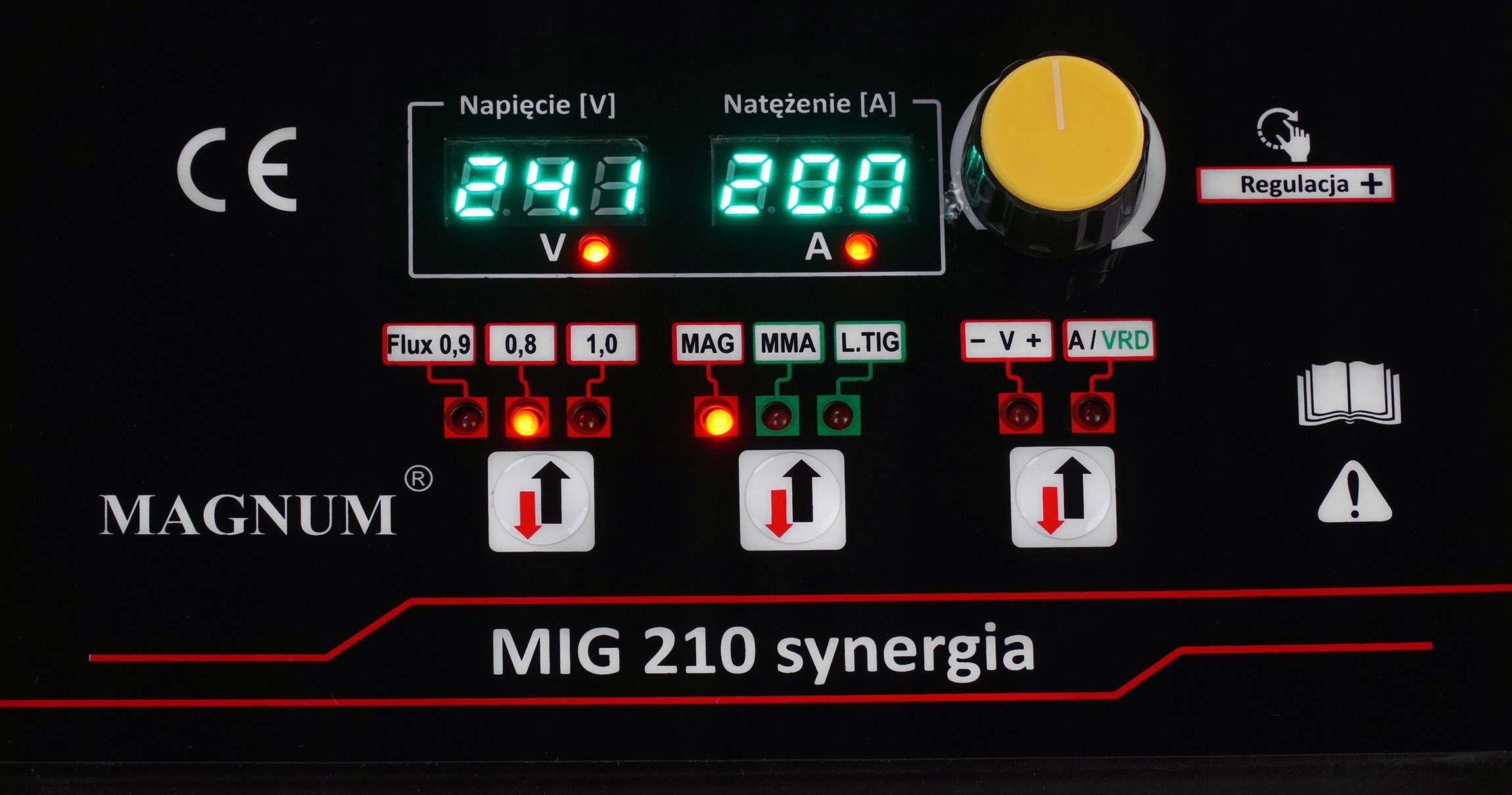 SPAWARKA 3w1 MIGOMAT MAGNUM MIG 200A MMA TIG MAG Moc pobierana 5.7 kVA