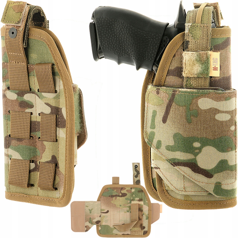 Univerzální Pouzdro Elite Pravé Taktické Cordura Molle Multicam M-tac