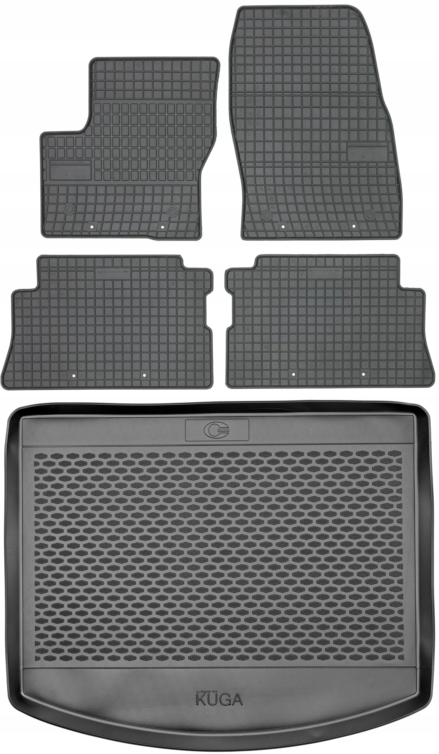 Ford Kuga II Suv od roku 2013-2019 Sada Koberce batožinový priestor