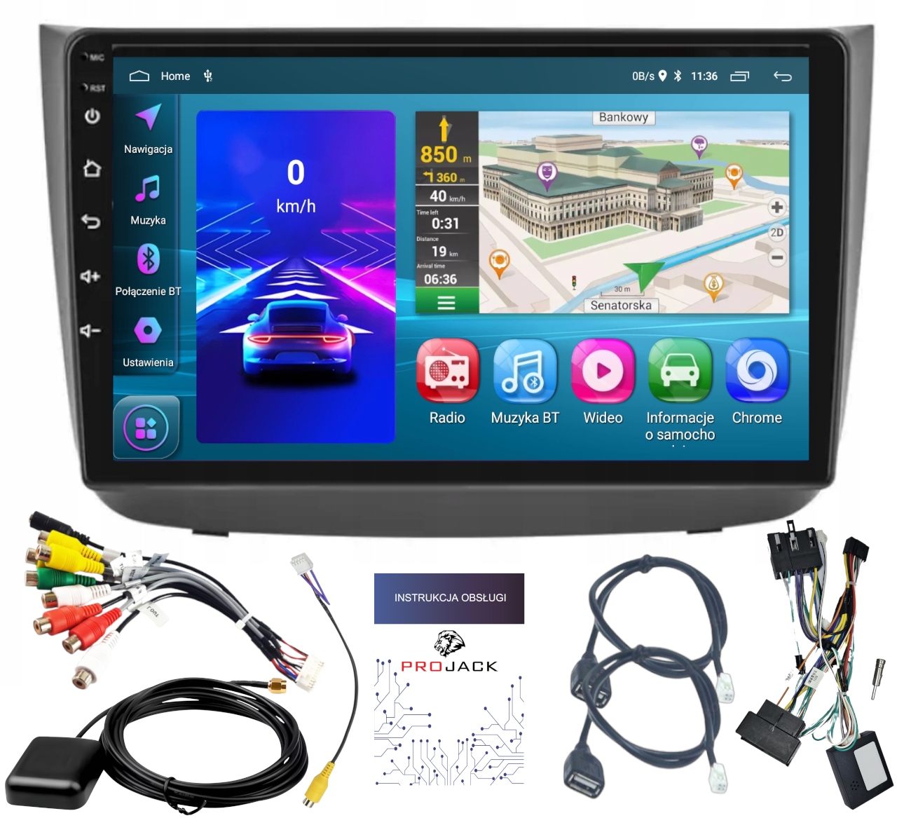 Autorádio Mercedes Vito 10-15 Viano 2004-2011 Android Auto 2/64 Gb