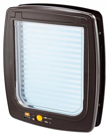 Levně Dvířka Pro Velkého Kocoura A Psa, Průchod Ve Dveřích S Klapkou, Hnědá