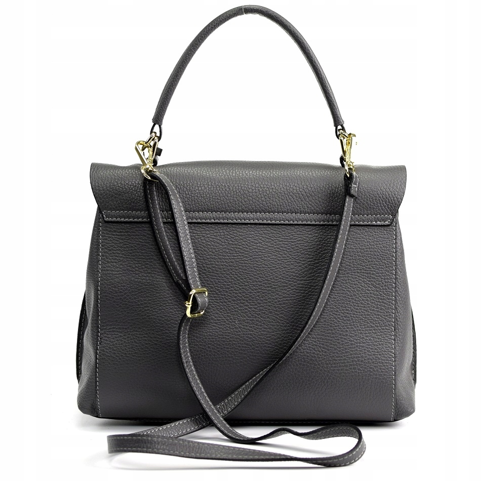 TOREBKA SALVADORE FERETTI SKÓRA SZARA LUX 920D Kolekcja SALVADORE FERETTI