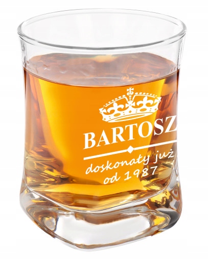 Szklanka do whisky z grawerem Prezent Dzień Dziadka