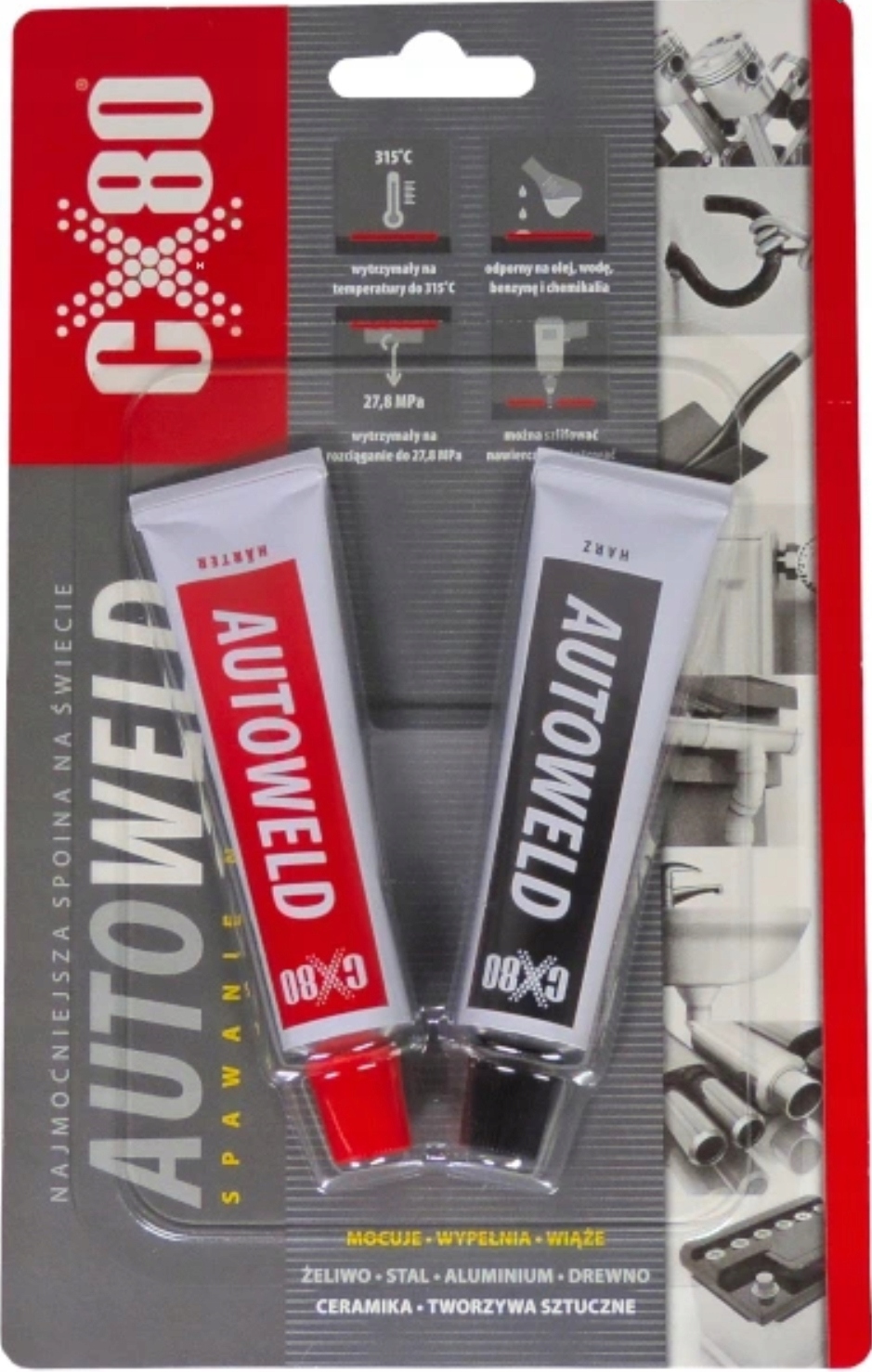 Klej Auto Weld CX 80 Spawanie Na Zimno